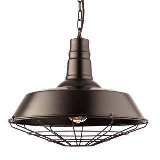 Ganske fortrinlig loftlampe i sort fra Design by grönlund